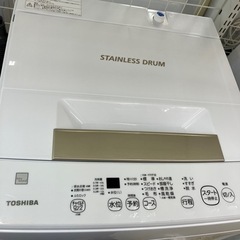 TOSHIBA?2021年製 4.5kg 洗濯機?