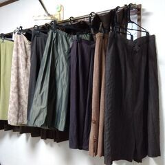 1423★夏のスカート８枚、礼服、2枚、１３～15号、セツト販売