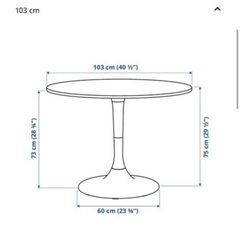 IKEA イケア ドクスタ ＆ チェアー4脚
