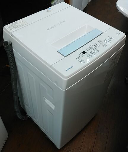 3か月間保証☆配達有り！18000円(税別）東芝 4.5㎏ 全自動 洗濯機 2021年製