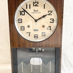 ⭐️最終値下げ⭐️動作品 meiji 明治時計 レトロなボンボン時計