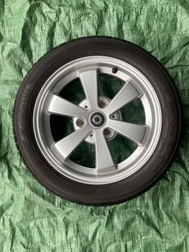 3穴 mccスマート450 451 ホイールタイヤセットバリ山