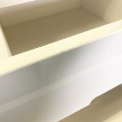 ★特価★中古美品 マルミツ 6段チェスト 整理タンス FSV ホワイトカラー 白 スライドレール 収納家具 箪笥 中古家具 店頭引取歓迎 