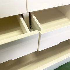 ★特価★中古美品 マルミツ 6段チェスト 整理タンス FSV ホワイトカラー 白 スライドレール 収納家具 箪笥 中古家具 店頭引取歓迎 