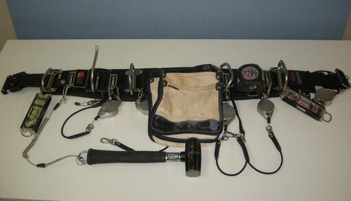 R227 TAJIMA タジマ 安全帯 腰ベルト 腰道具入れ 胴当てベルト Used