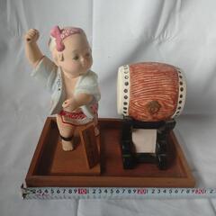 博多人形 祇園太鼓 久寿夫作 さしあげます。