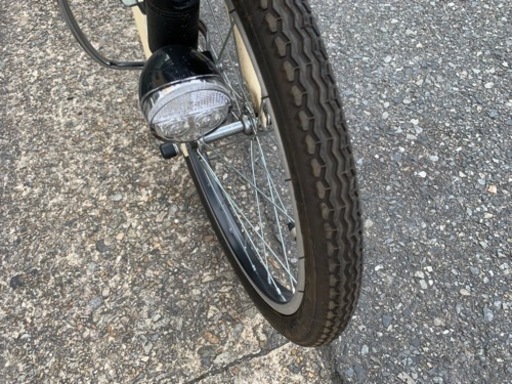　折りたたみ自転車　２０インチ　マルイシ　ライト　付き　6変速　黄色　カゴ　付き　自動ライト　付き　配達可能