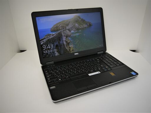 【お渡し済み】 DELL Win10 15.6型ノートPC 第4世代i7 + SSD  + メモリ8GB  + 高解像度液晶 + 大容量バッテリー【メンテナンス済み】