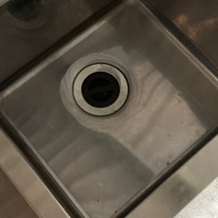 ステンレス流し台　電気温水器付き