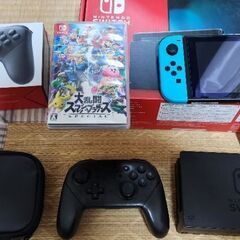 Nintendo Switch本体、プロコン、スマブラ付き値下げ...