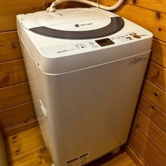 【受付終了】プラズマクラスター　洗濯機　5.5kg ES-GE55N