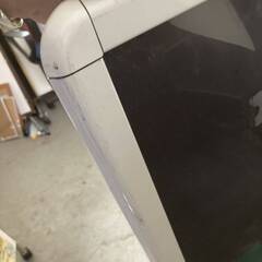 大きめ スタンド カンバン 看板 本体表に前会社のものがアクリル板の中に入ってます 枠リベット止め 置き