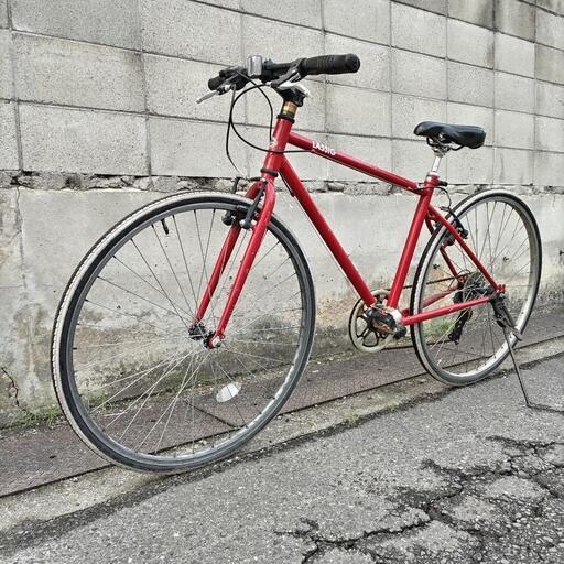 クロス　自転車　赤