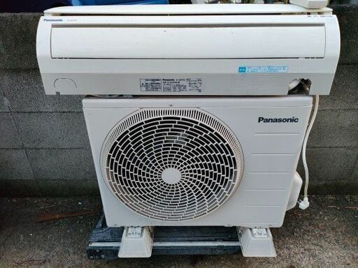 中古 6畳用冷暖房エアコン　Panasonic製　2013年式　取付工事込（洗浄共）