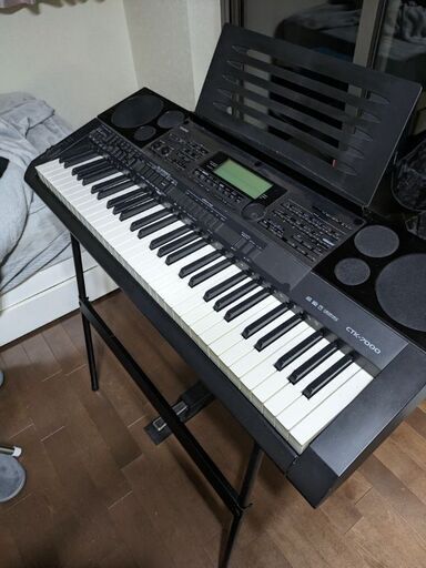 Casio CTK-7000 電子ピアノ　定価70000円　状態良好　ヘッドセット付き