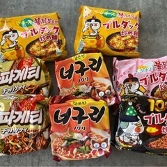 【6/30迄】韓国インスタント麺8個セット(ブルダック、ノグリ、...