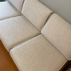 美品　unico ALBERO(アルベロ) 3シーター チークカラー 受注生産品