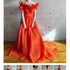 THE URBAN BLANCHE オレンジドレス　ビタミンドレ...