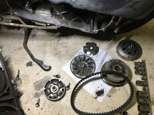 AF62 ホンダ Dio 4サイクル 50cc スクーター 自賠責付き シート破れ有