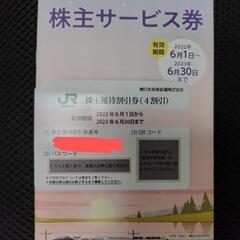 【取引中】JR東日本　株主優待　6月30日まで