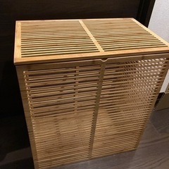 [受付再開]竹のランドリーボックス
