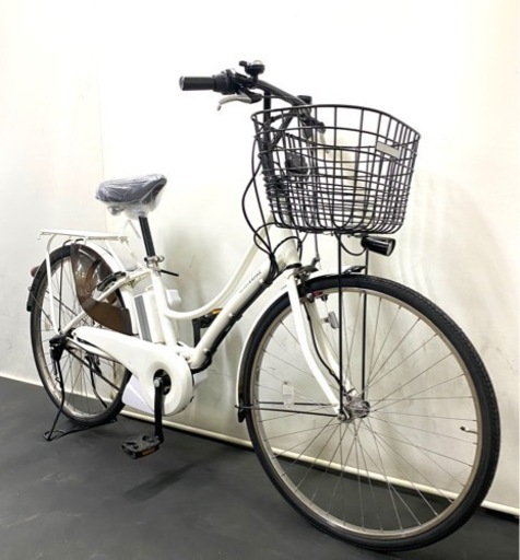 関東全域送料無料　業界最長保証付き　電動自転車　ヤマハ　パスアミ　 26インチ　8.7ah パワフル　白色　電動アシスト自転車