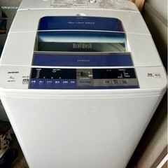 日立 エアジェット乾燥機能付き全自動洗濯機(BW-8TV)
