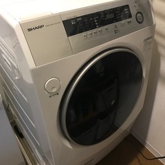 【値下げ】2017年式 SHARP ドラム式洗濯乾燥機 ES-H...