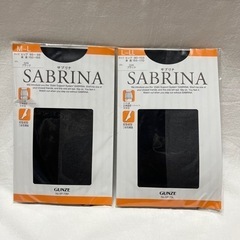 SABRINA サブリナ 黒タイツ ブラックタイツ M L セット