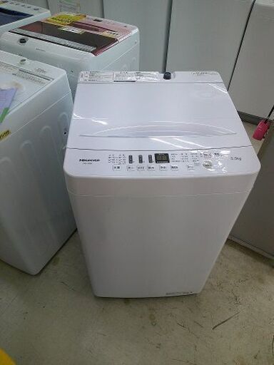激安超安値 ID:G60345690　全自動洗濯機５．５ｋ　ハイセンス　ＨＷ－Ｔ５５Ｄ　２０１９年 洗濯機