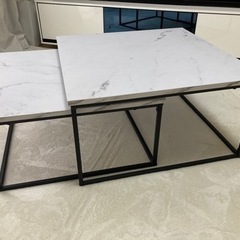 LOWYA ロウヤ スネフティー / スネフティー60 大理石柄 ローテーブル LOWYA ネストテーブル スネフティー/スネフティー60 大理石柄 LOWYA