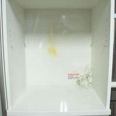 AYANO/綾野 食器棚 SHシリーズ シャンティ 幅130cm 折れ戸 大型収納 2点セット SH-70VL SH-W60FG 中古家具 店頭引取歓迎 R7278