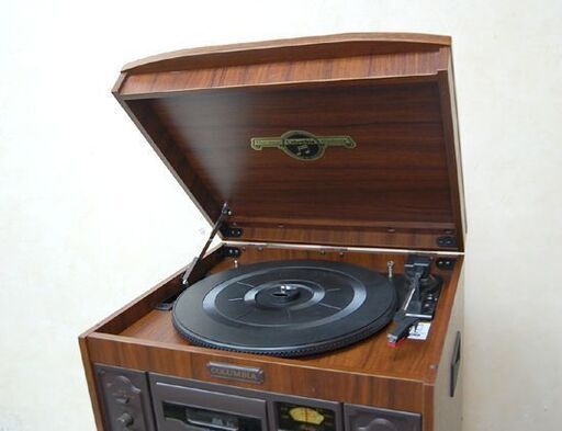 COLUMBIA ステレオシステム GP-60 CD/レコード/テープ/ラジオ 動作確認済み マルチプレイヤー コロムビア コロンビア 札幌市 清田区 平岡 COLUMBIA ステレオシステム GP-60 CD/レコード/テープ/ラジオ 動作確認