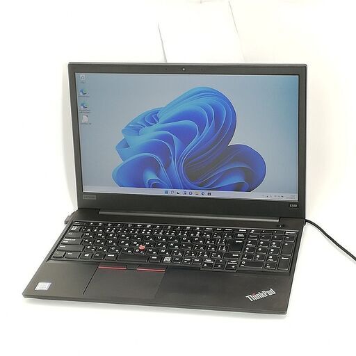 送料無料 高速SSD 15.6型 ノートパソコン Lenovo E580 中古美品 第7世代Core i3 4GB 無線 Wi-Fi Bluetooth Webカメラ Windows11 Office