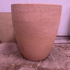 鉢カバー　陶器鉢　茶色