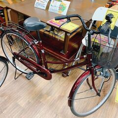 自転車　26インチ　茶