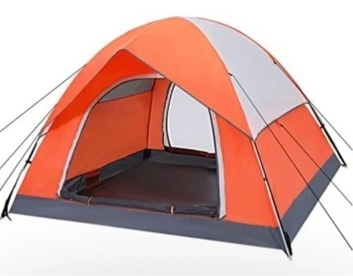 【新品】キャンプテント 2-4人用 自立式 二重層