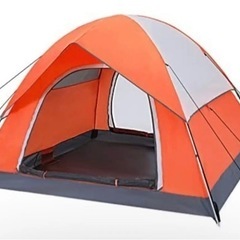 【新品】キャンプテント 2-4人用 自立式 二重層 