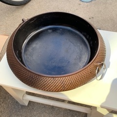 南部鉄器　鉄鍋　BBQに使えます