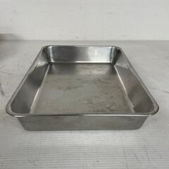 クローバー 18-8ステンレス 角バット 8枚取 10枚セット