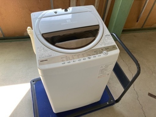 TOSHIBA AW-6GM1 2022年製 6kg 全自動洗濯機