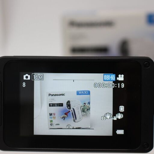 415)【美品】Panasonic HX-WA30 タフネス 防水 坊塵 耐衝撃 耐低音 光学5倍 デジタルムービーカメラ Wi-fi