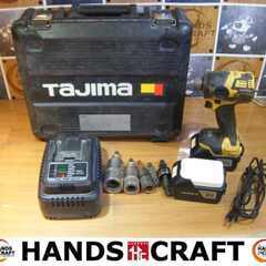 Tajima タジマ PT-F300A 太軸 インパクトドライバー バッテリー×2 充電 