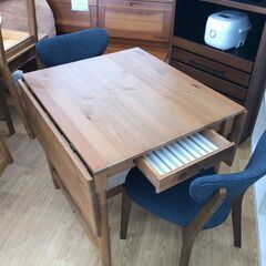 ★ジモティ割あり★ IKEA ダイニングセット  W125×D78×H75 クリーニング済み SJ2529