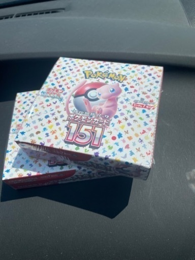 ポケモンカード151 シュリンク付き　２ボックス