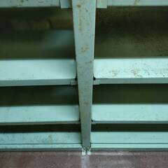 【早い者勝ち】引取限定　中古　ボルトレス　2連結スチールラック　6段（中量棚）　《現状渡し》　現金支払 