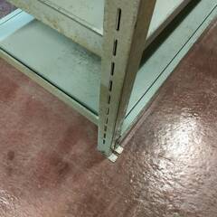 【早い者勝ち】引取限定　中古　ボルトレス　2連結スチールラック　6段（中量棚）　《現状渡し》　現金支払 