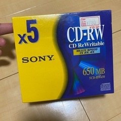 【おまけフロッピー付き】SONY CD-RW CD-ReWritable 650MB
