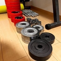 【筋トレ・トレーニング】ダンベル　腹筋マット　フラットベンチ　