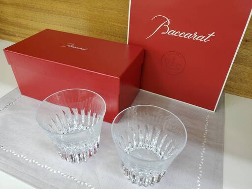 売約済み★直接引取限定！　Baccarat　バカラ　クリスタ　ペア　タンブラー★